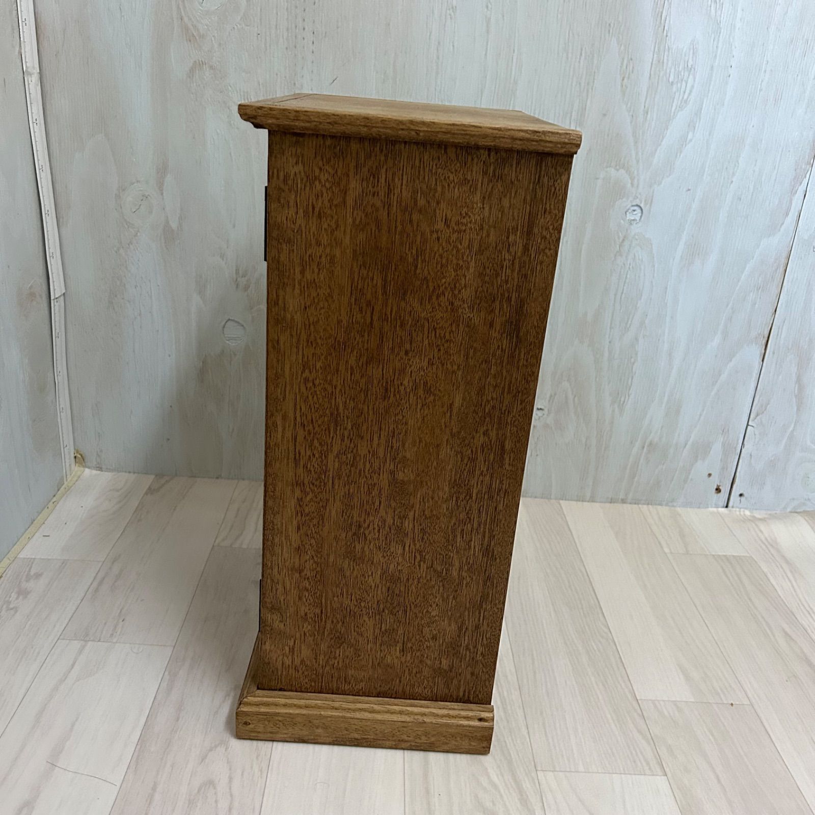 昭和レトロ　木製ガラスケース　ショーケース レトロ 木製 ガラスケース 三段 ショーケース 卓上 展示ケース 店舗