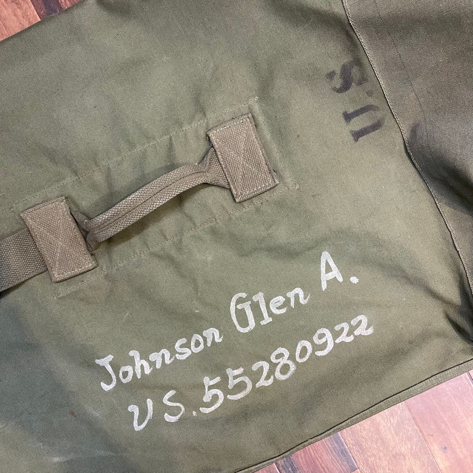 ヴィンテージ vintage 60's U.S.N ダッフルバッグ 米軍 ステンシル