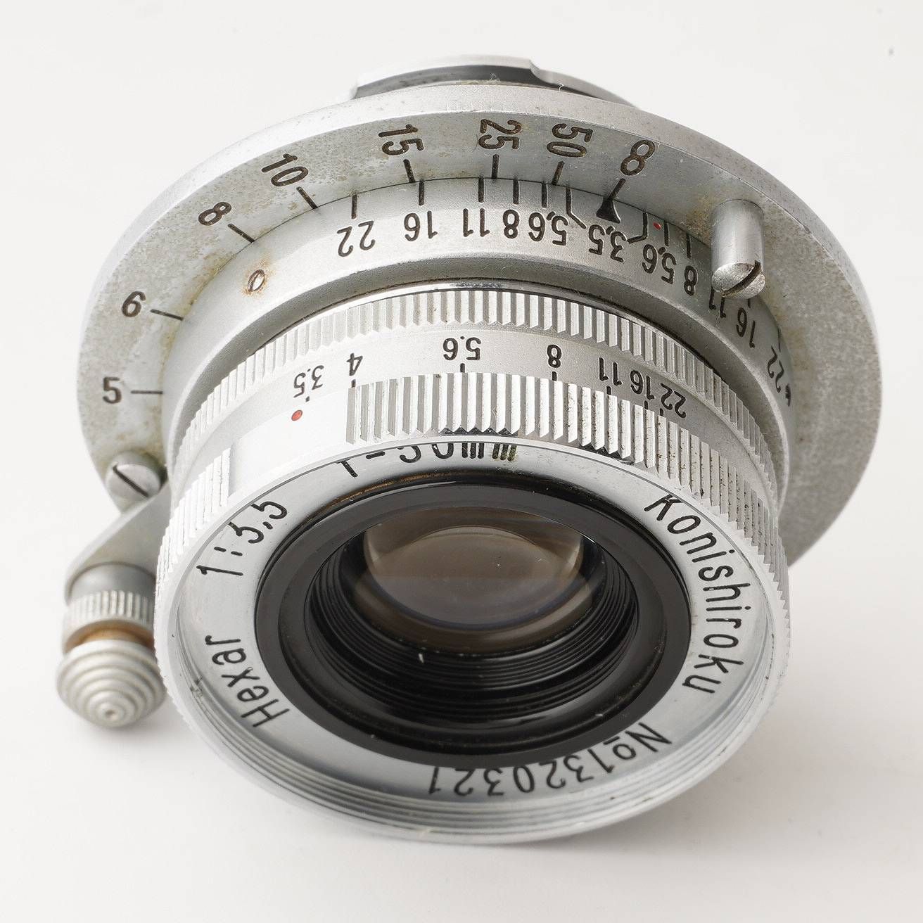 コニカ Konica 小西六 Konishiroku Hexar 50mm F3.5 沈胴 ライカ L39