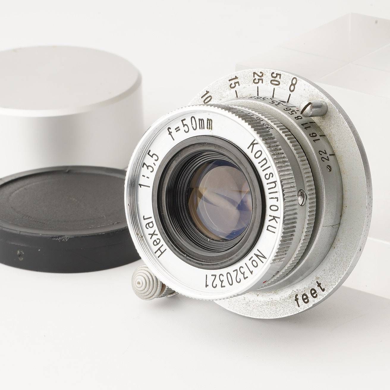 コニカ Konica 小西六 Konishiroku Hexar 50mm F3.5 沈胴 ライカ L39