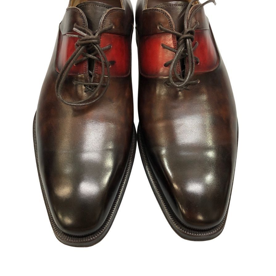 マグナーニ プレーントゥ カーフ コンビ オックスフォード【AFC44-2