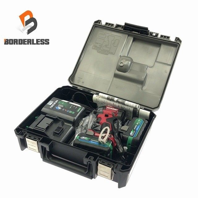 ♥ HiKOKI ハイコーキ 36 V コードレスインパクトドライバー WH DD 2 XHRSZ 赤 バッテリ 5 Ah 充電器 ケース付123356