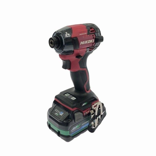  ♥ HiKOKI ハイコーキ 36 V コードレスインパクトドライバー WH DD 2 XHRSZ 赤 バッテリ 2.5 Ah 充電器 ケース付123356 電動インパクトドライバー ドリル ドライバー レンチ