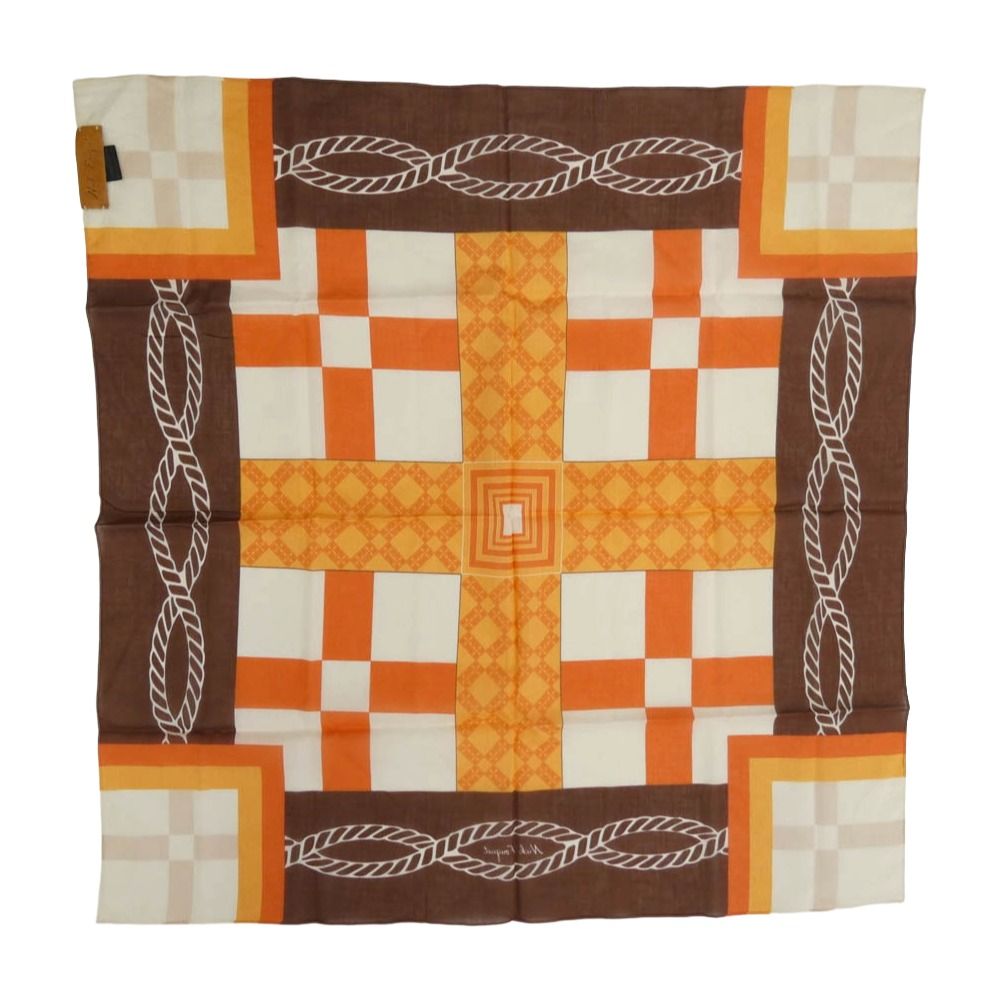 ニックフーケ NICK FOUQUET NF CROSS BANDANA クロス バンダナ スカーフ マルチカラー系【極上美品】【中古】 ニックフーケ NICK FOUQUET NF CROSS BANDANA クロス バンダナ
