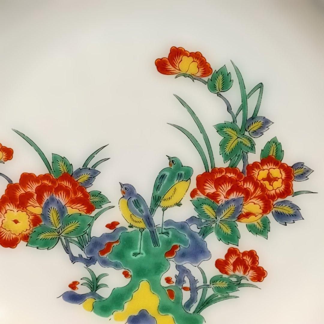 初代柿右衛門写し 色絵 花鳥文 小皿 4枚セット 共箱付き 和食器 赤絵