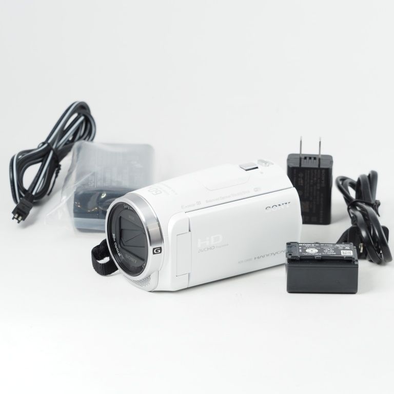 SONY Handycam CX680 光学30倍 内蔵メモリー64GB ホワイト ソニー
