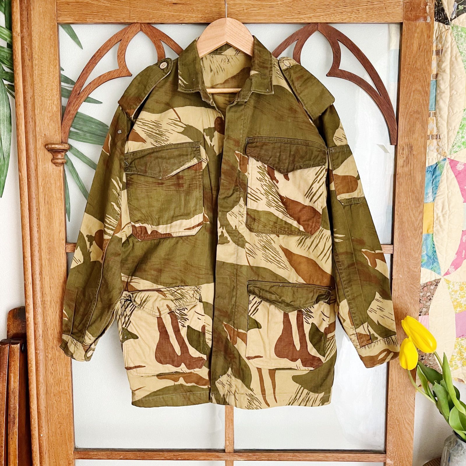 60s ビンテージ パキスタン軍 空挺部隊 スモック シャツ ジャケット 