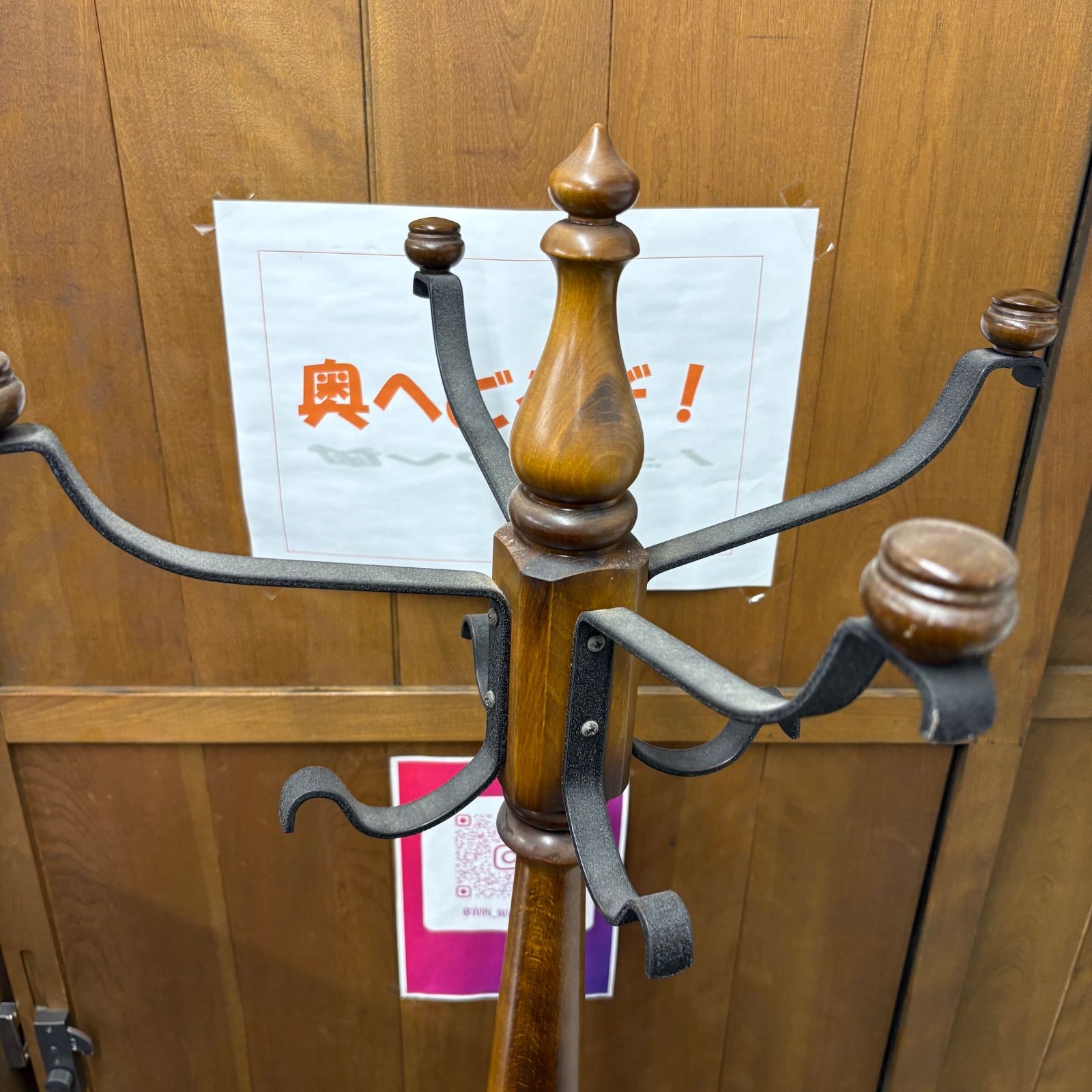 早い物勝ち🏅Karimoku カリモク コロニアル ポールハンガー