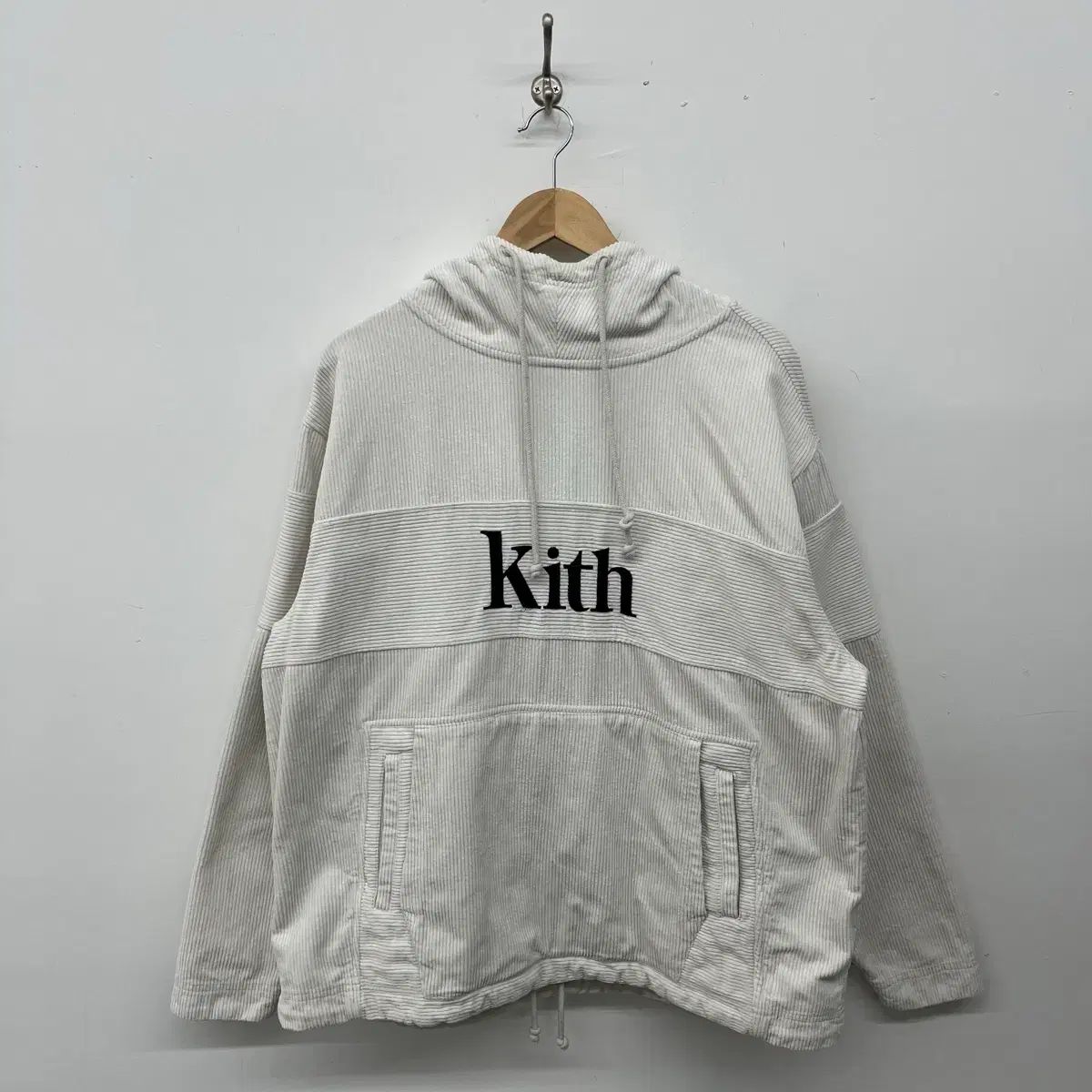 Kith コーデュロイ フード アノラック アイボリー メンズM