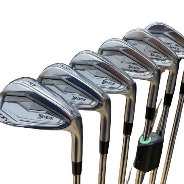 中古】 ダンロップ SRIXON ZX5 6S アイアンセット IR 純正特注シャフト