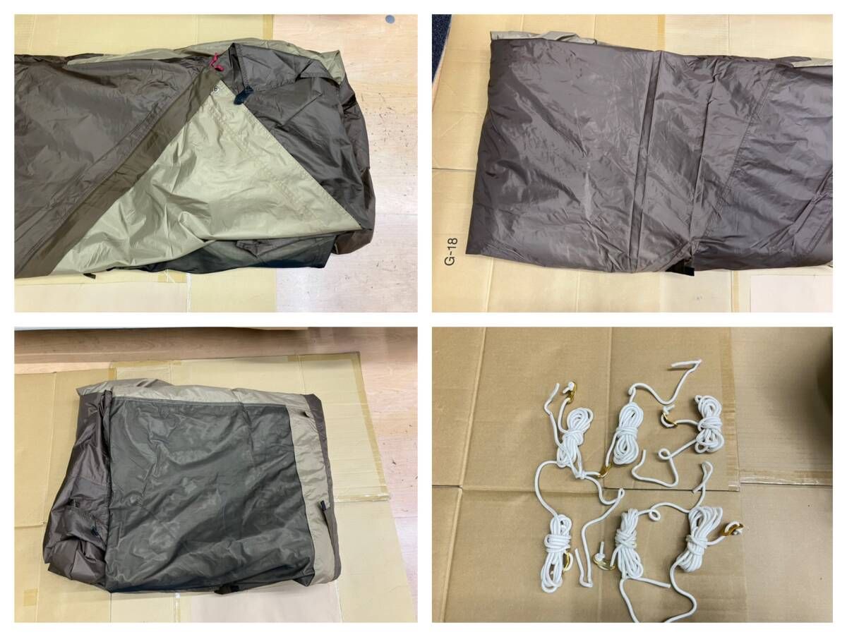  OGAWA オガワ ティエラ リンド 2761 テント 3人用 ドーム型 チャコール系×カーキ系 収納袋付 アウトドア キャンプ キャンプテント テント シェルター