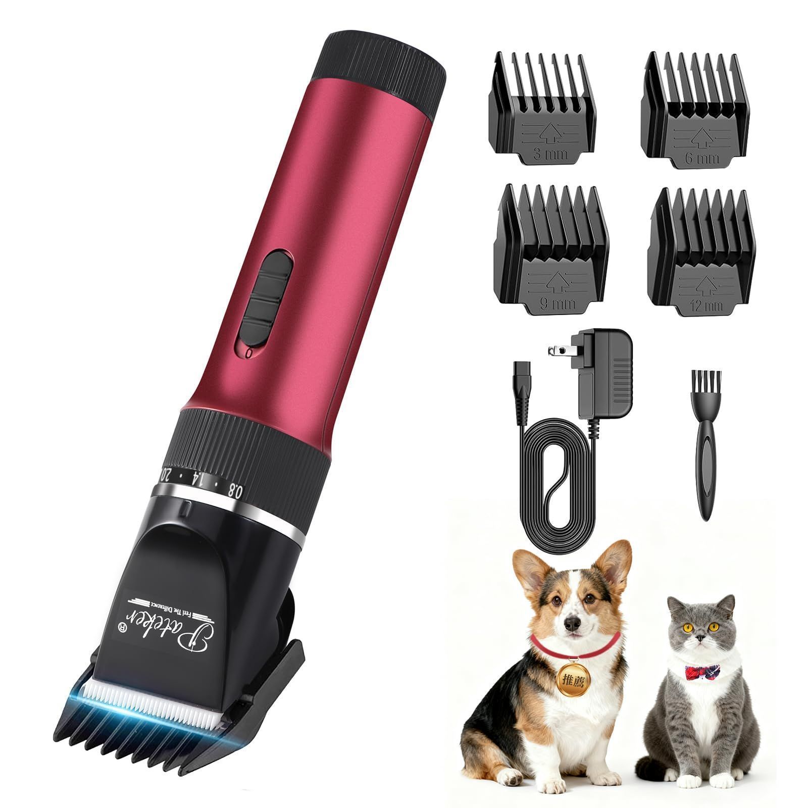 正規品】【20年プロトリマー推奨】Pateker 犬バリカン 猫 バリカン