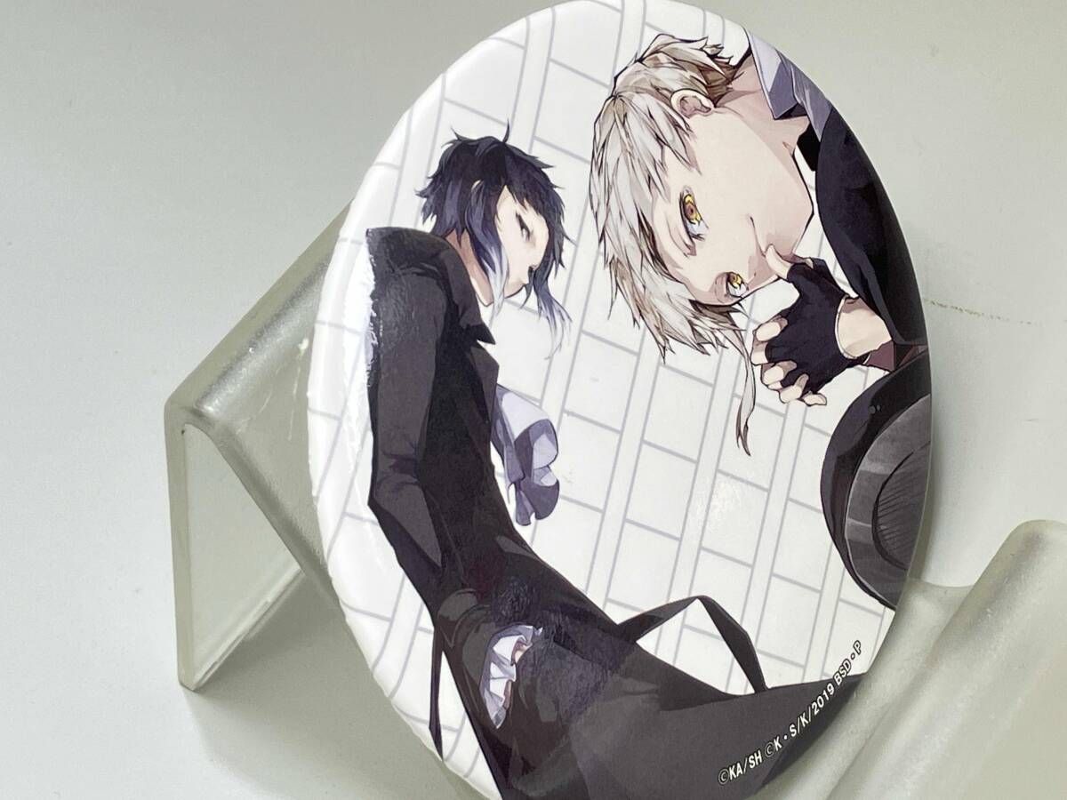 文豪ストレイドッグス 春河35イラスト缶バッジ 中島敦 芥川龍之介