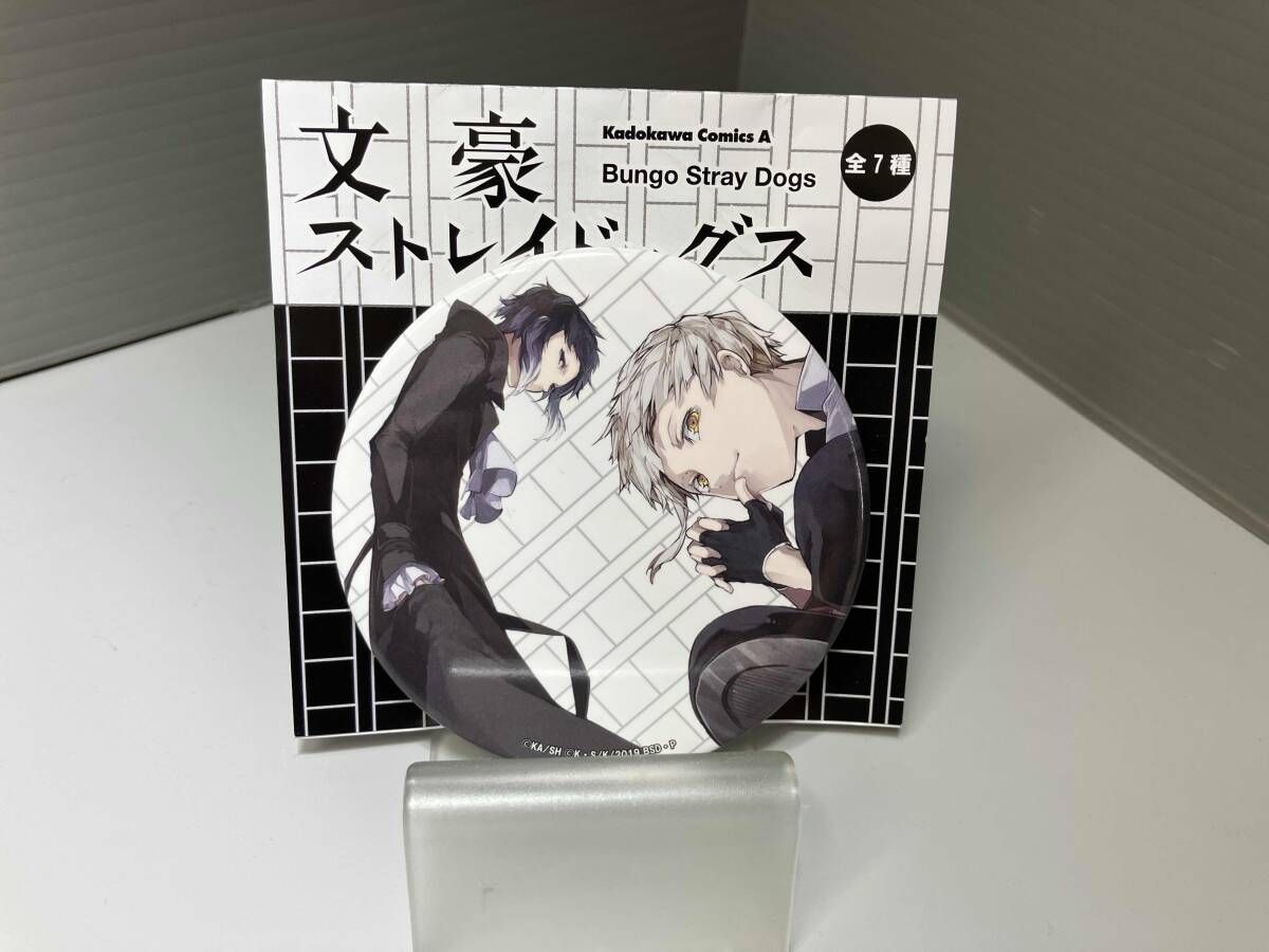 文豪ストレイドッグス 春河35イラスト缶バッジ 中島敦 芥川龍之介