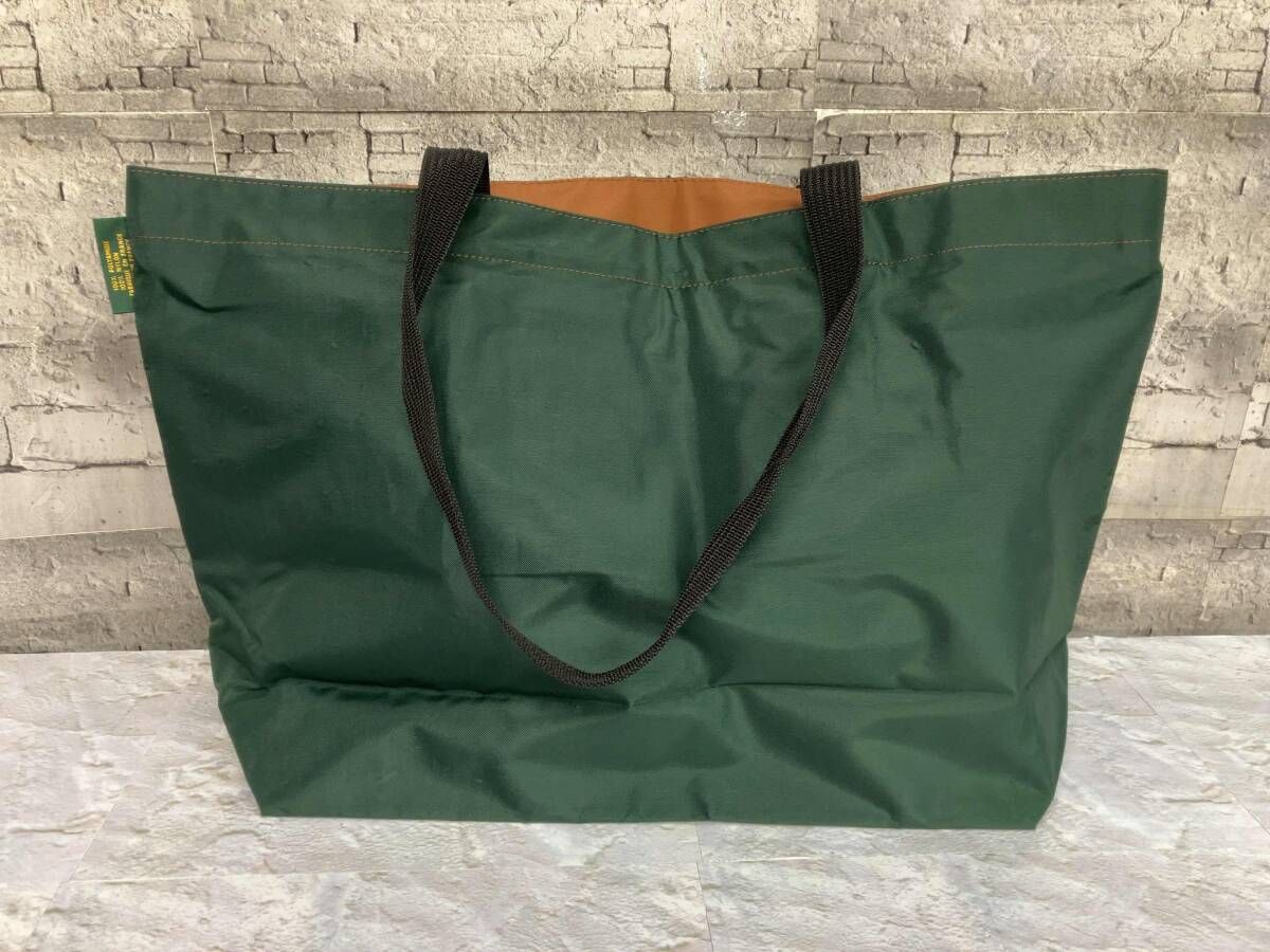 Herve Chapelier エルベシャプリエ トートバッグ フランス製 グリーン 