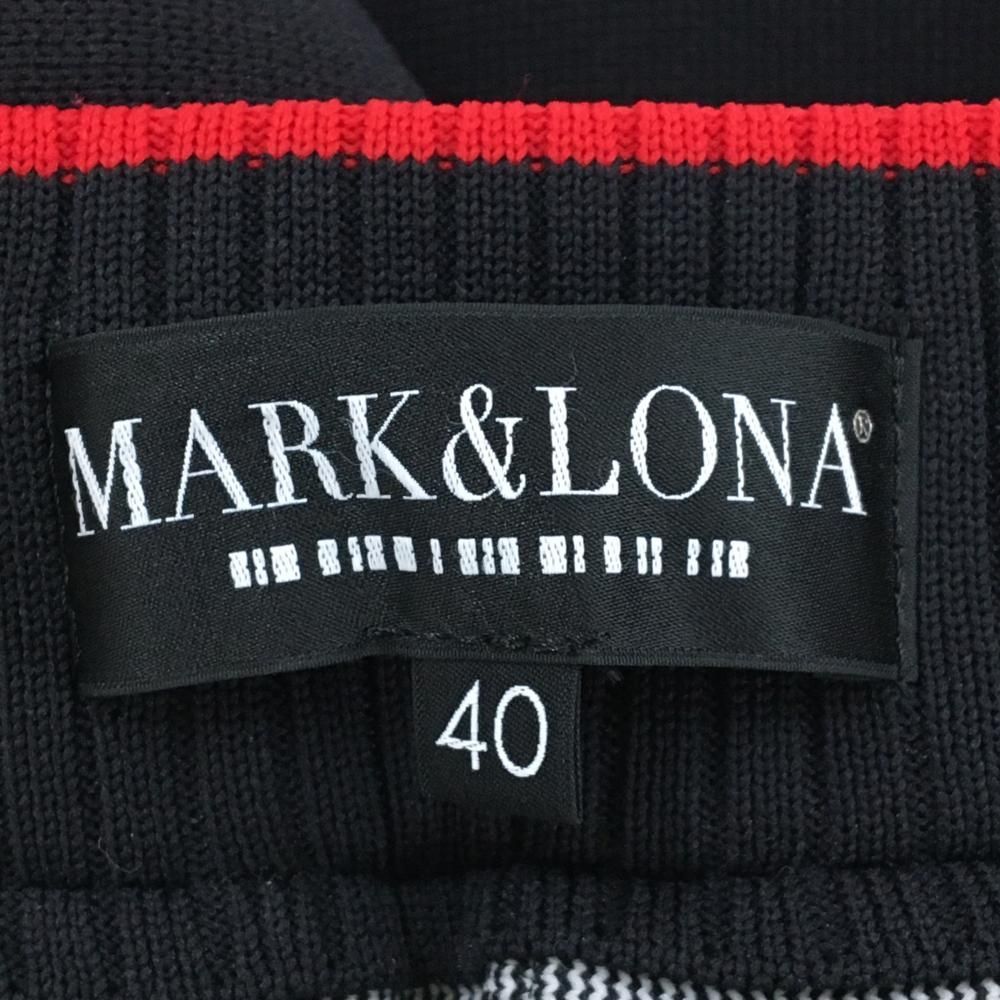 美品 マークアンドロナ パームツリー ニットベスト ゴルフ y2k 黒