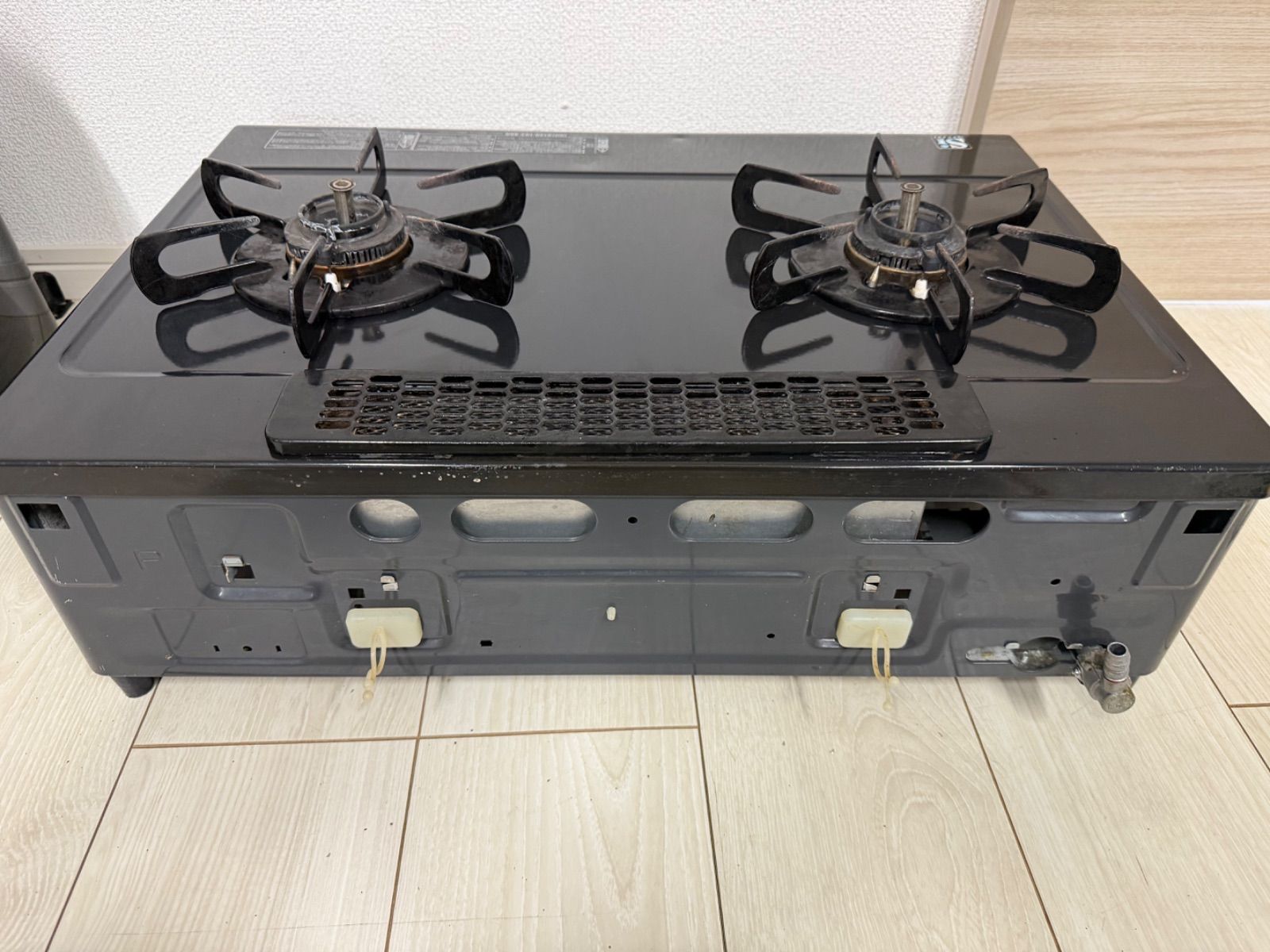 1円美品パロマIC-800B-R都市ガスコンロホーロー