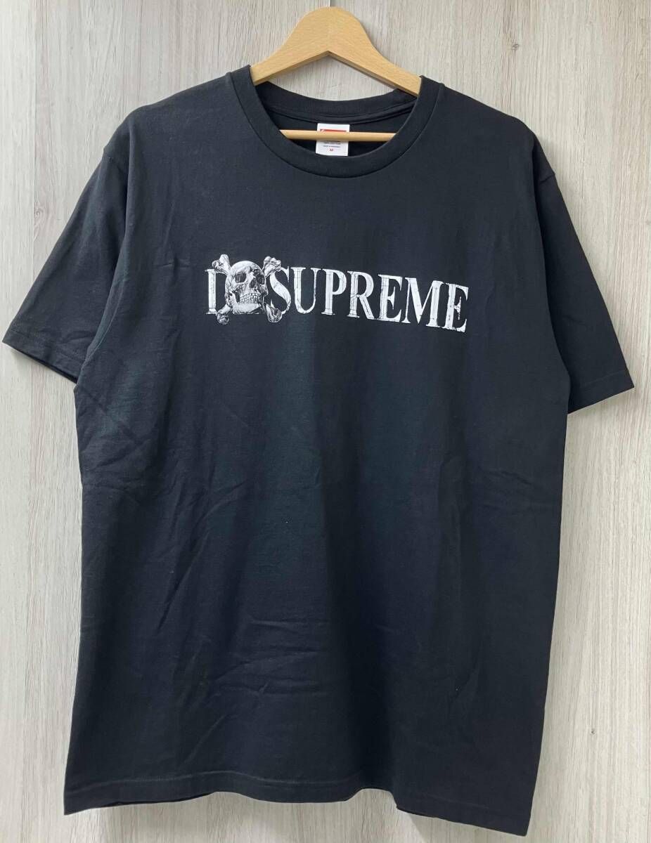 Supreme シュプリーム 25FW skull tee スカル ブラック Mサイズ - メルカリ