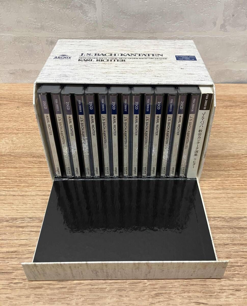☆カール・リヒター CD J.S.バッハ:教会カンタータ選集 声楽 ※CD5枚欠