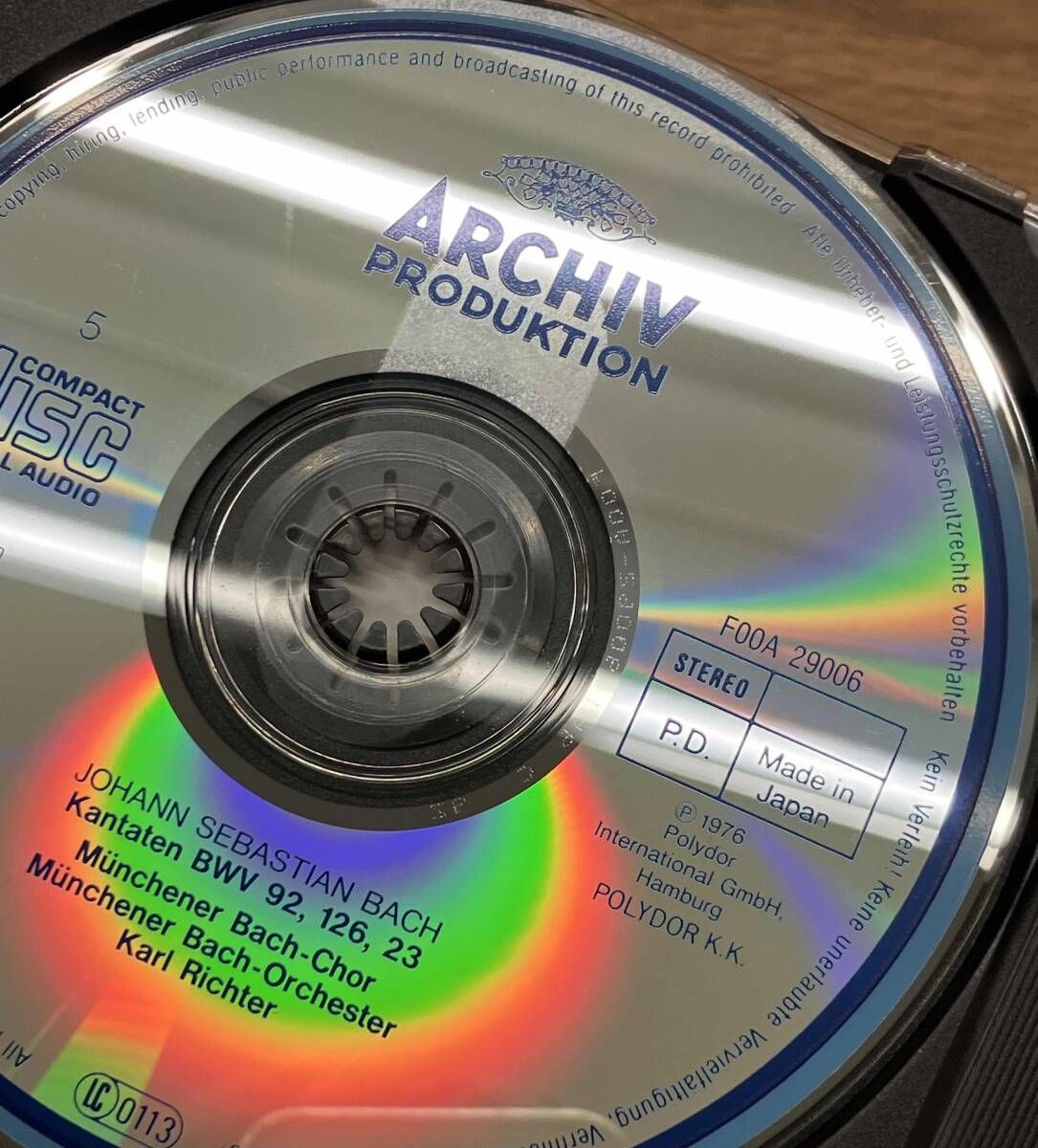 ☆カール・リヒター CD J.S.バッハ:教会カンタータ選集 声楽 ※CD5枚欠