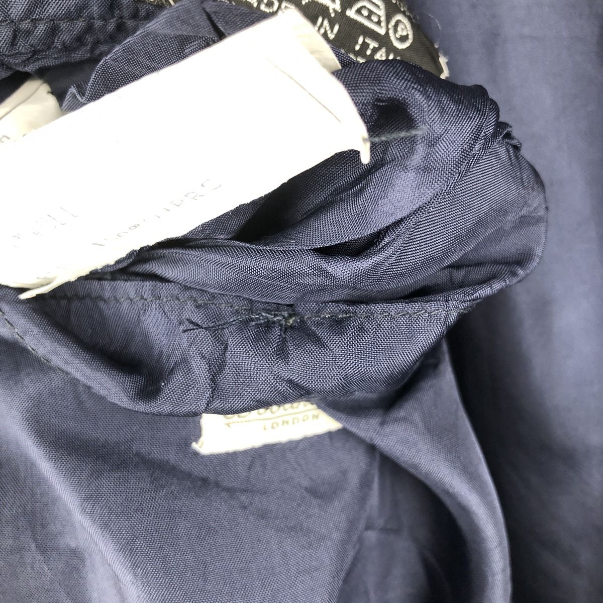 古着 NINO CERRUTI ダブルブレスト ピークドラペル ウールテーラード 