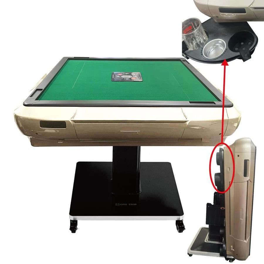 2131 全自動 麻雀 雀卓 テーブル 台 ガラス製脚 牌サイズ 33 ミリ mm