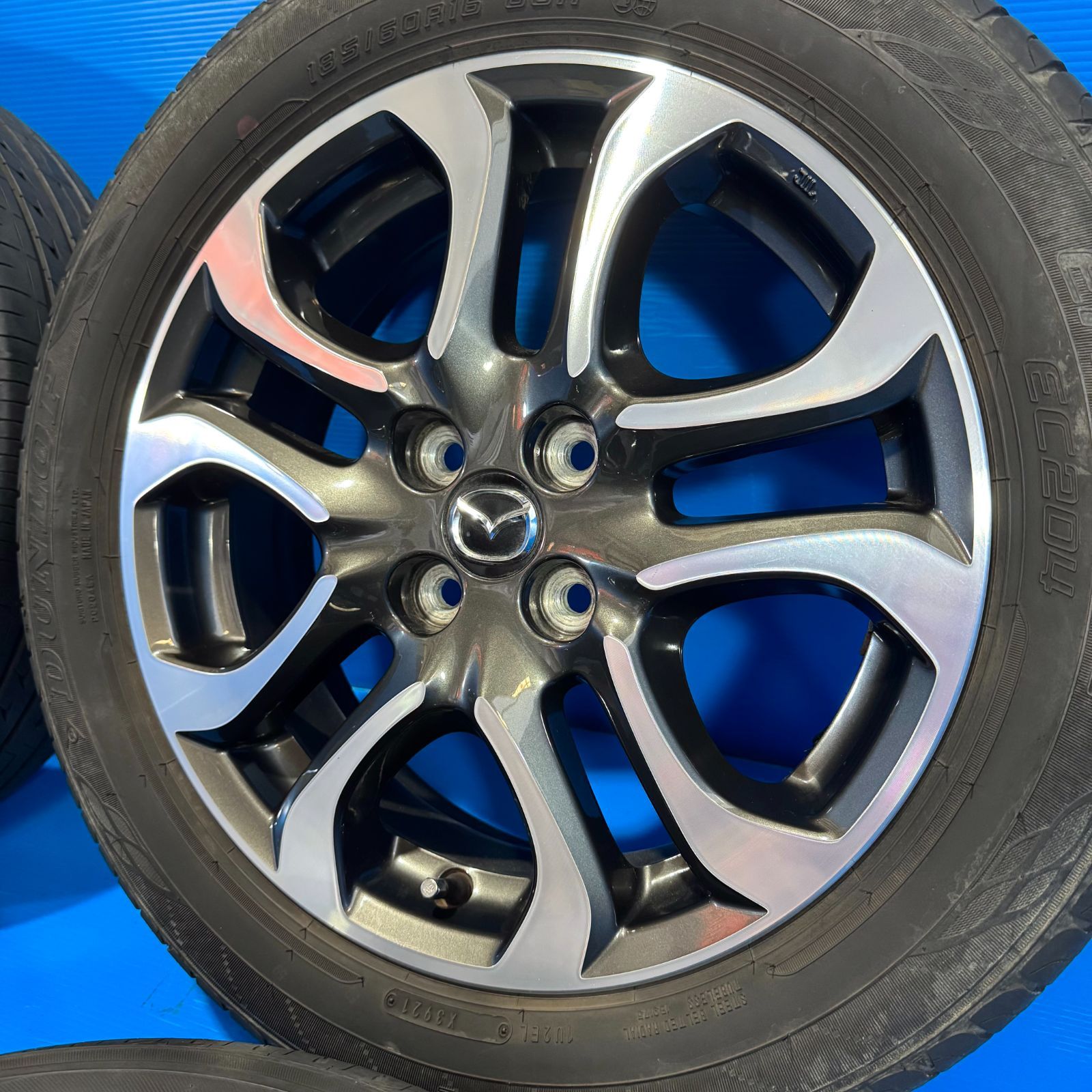 マツダ デミオ DJ系 純正 16インチ 4本 5.5J +40 PCD100 MAZDA2 流用