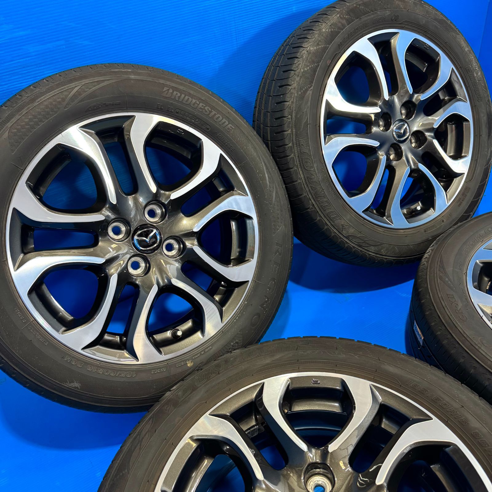 マツダ デミオ DJ系 純正 16インチ 4本 5.5J +40 PCD100 MAZDA2 流用