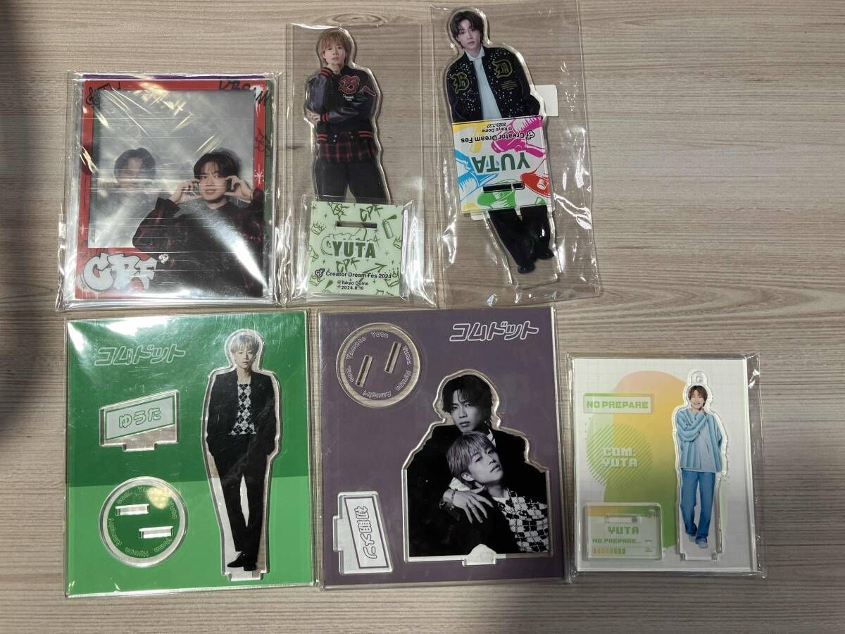 コムドット アクリルスタンド、キーホルダー、クリアカードセット