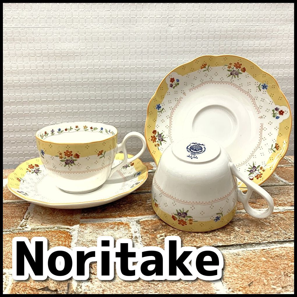 Noritake ノリタケ TRUE LOVE ペアカップ＆ソーサー USED現状品 YMO1
