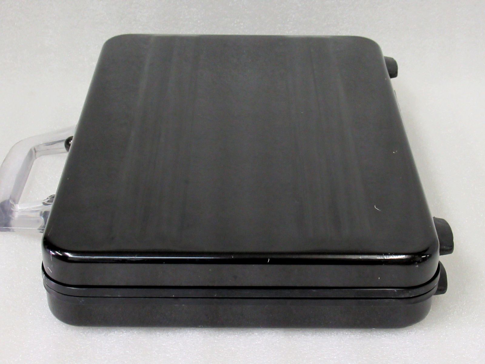 ゼロハリバートン ミニ アタッシュケース ブラック クリアハンドル 鍵