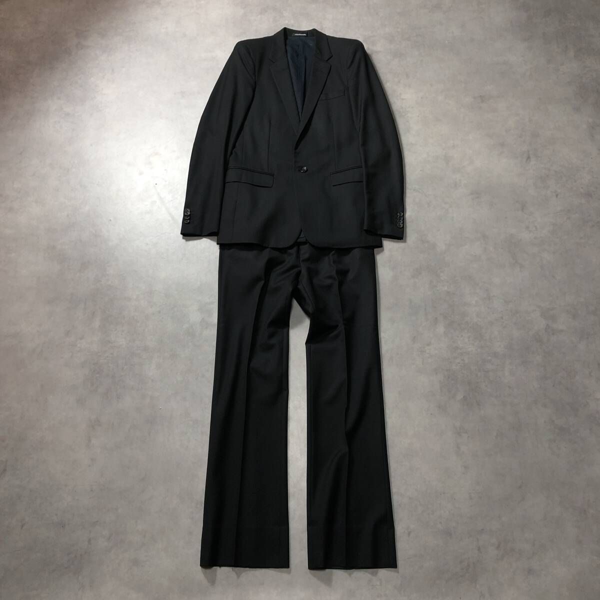 GQ4694◇Nicolas Andreas taralis：セットアップスーツ◇44◇ブラック