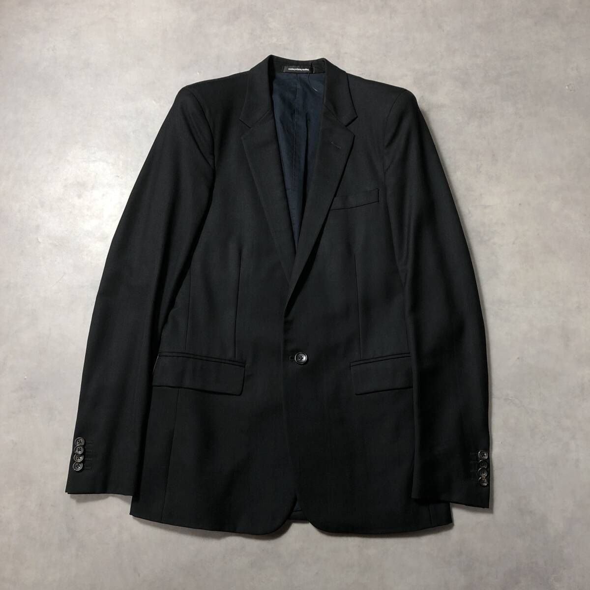 GQ4694◇Nicolas Andreas taralis：セットアップスーツ◇44◇ブラック