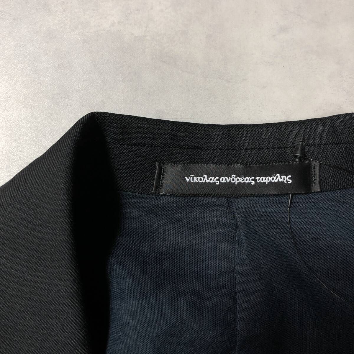 GQ4694◇Nicolas Andreas taralis：セットアップスーツ◇44◇ブラック