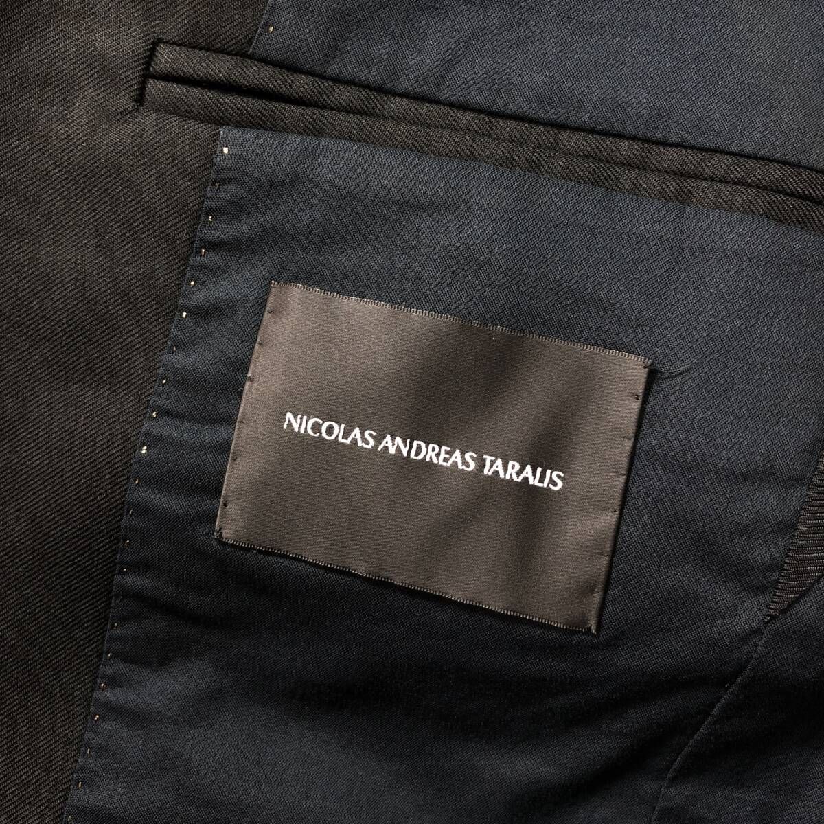 GQ4694◇Nicolas Andreas taralis：セットアップスーツ◇44◇ブラック