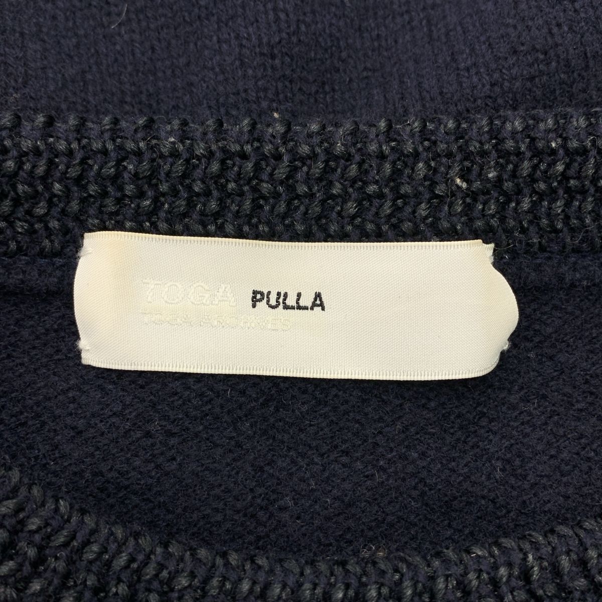 TOGA PULLA / トーガプルラ | ウール クルーネック ニット セーター