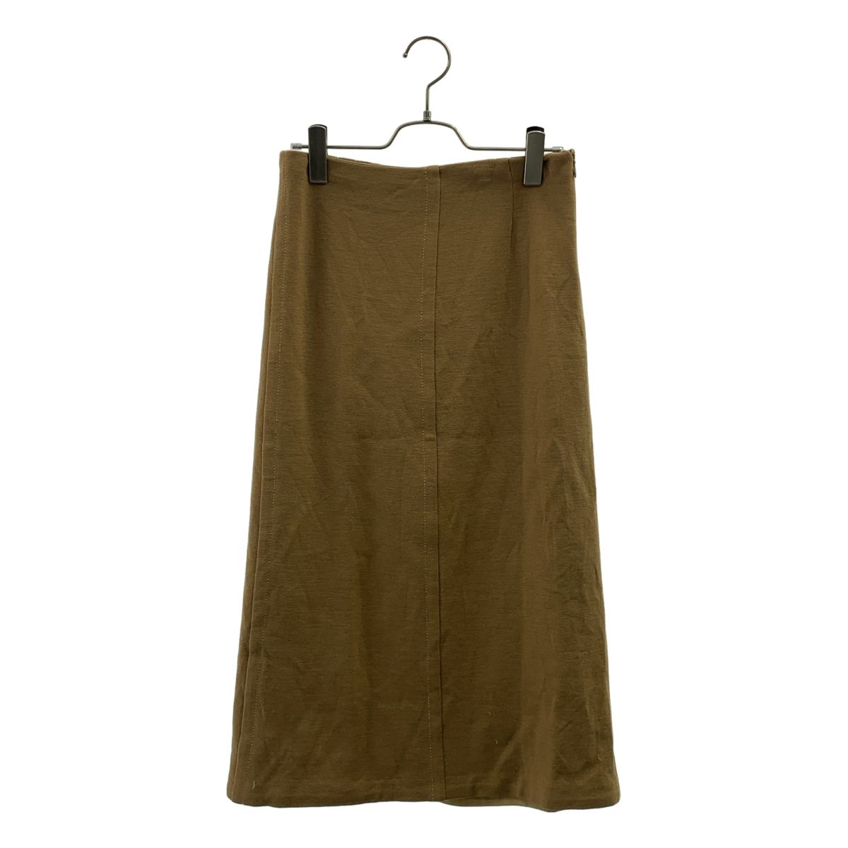 PRADA / プラダ | ウール ニット スカート | 38 | キャメル