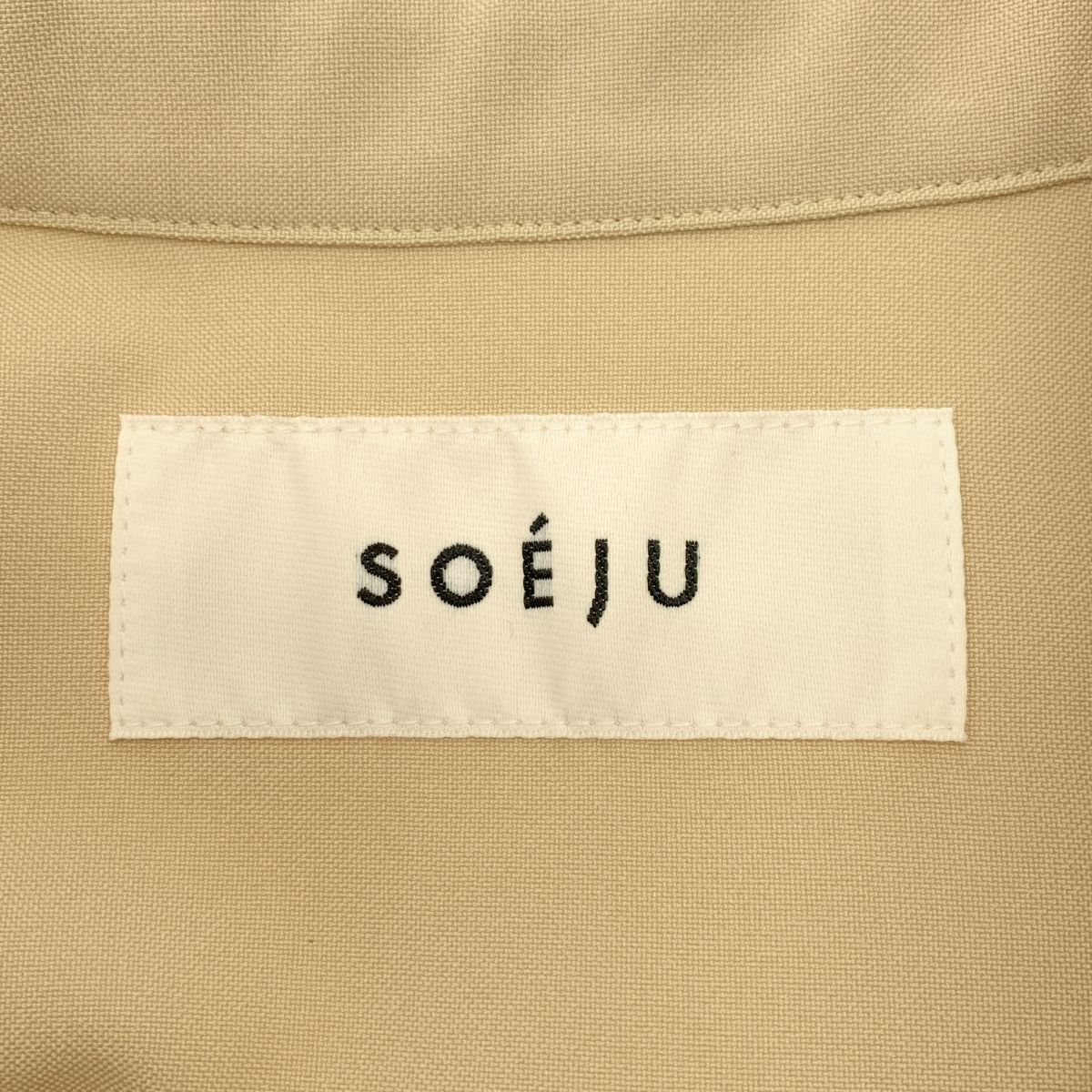 SOEJU / ソージュ | ソフトオックスシャツ | M | ベージュ 