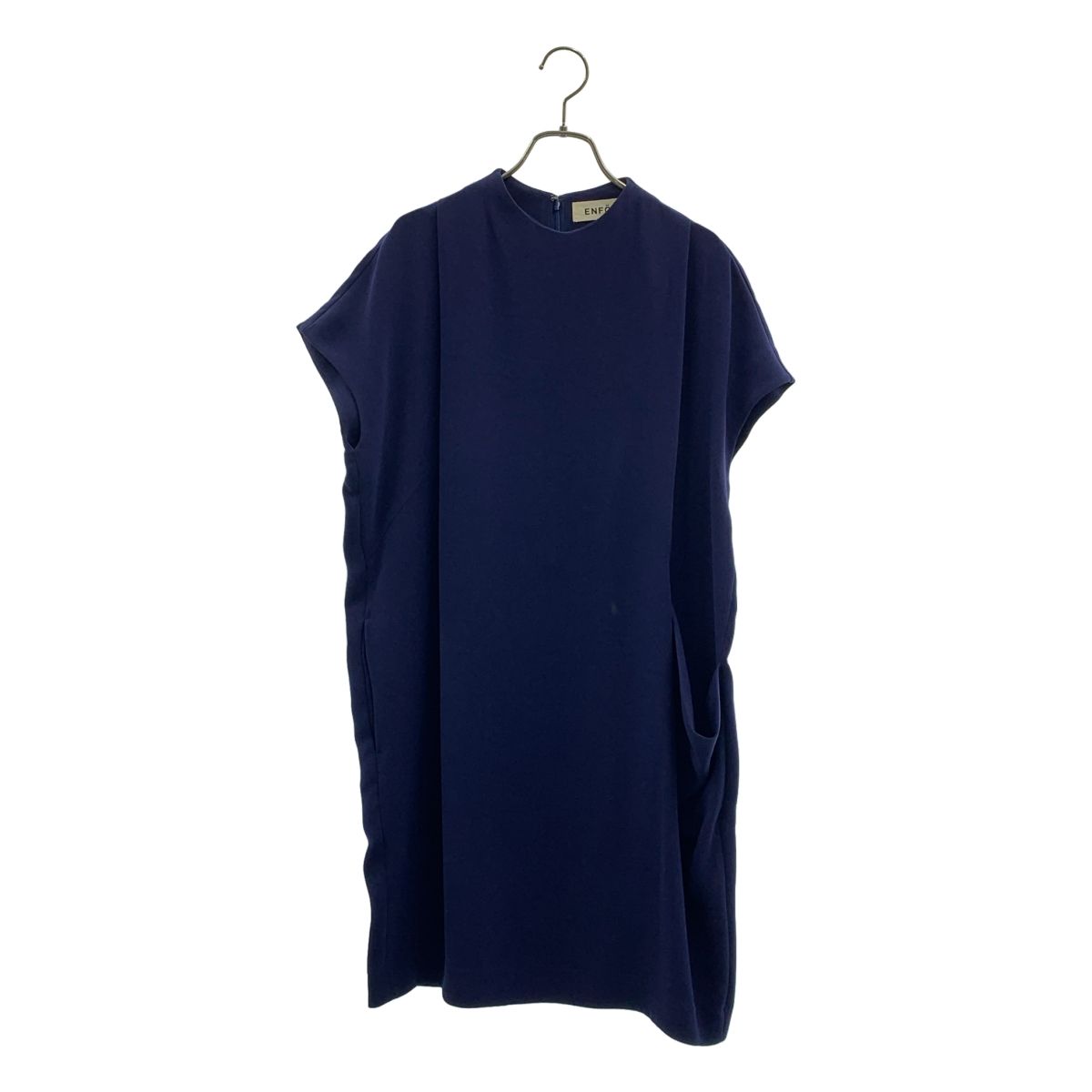 ENFOLD / エンフォルド | バックジップ ジョーゼット ワイド