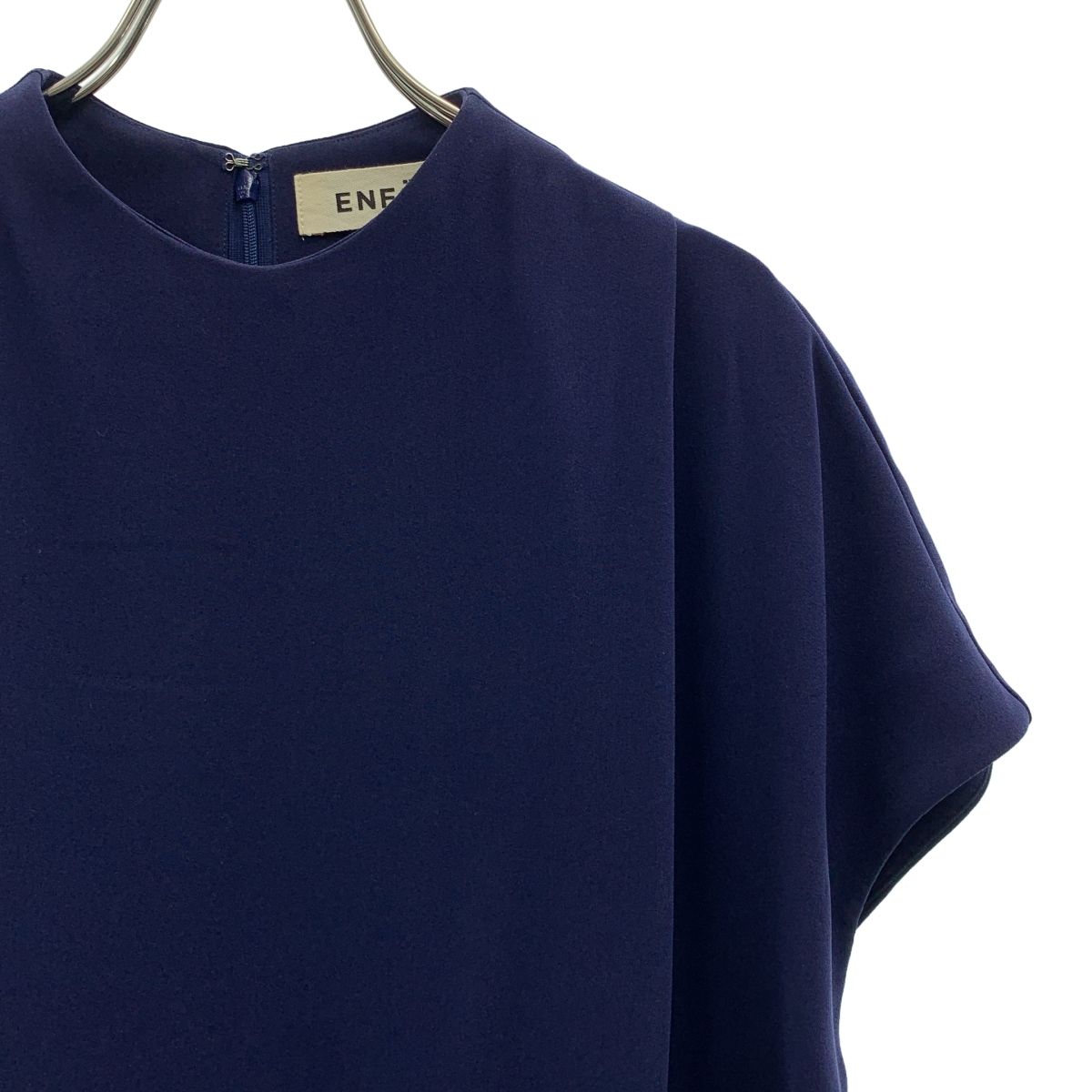 ENFOLD / エンフォルド | バックジップ ジョーゼット ワイド