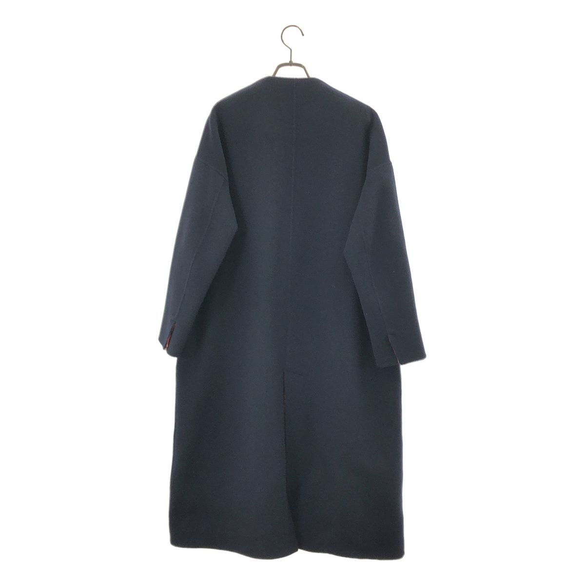 ENFOLD / エンフォルド | ウール ソフトリバーノーカラーコート | 36