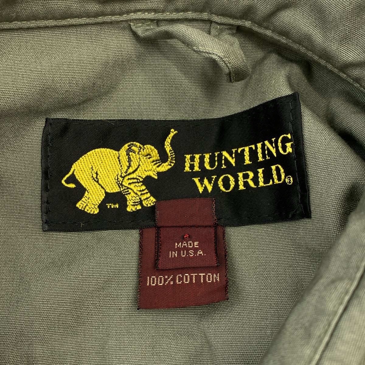 HUNTING WORLD / ハンティングワールド | コットン ミリタリーシャツ