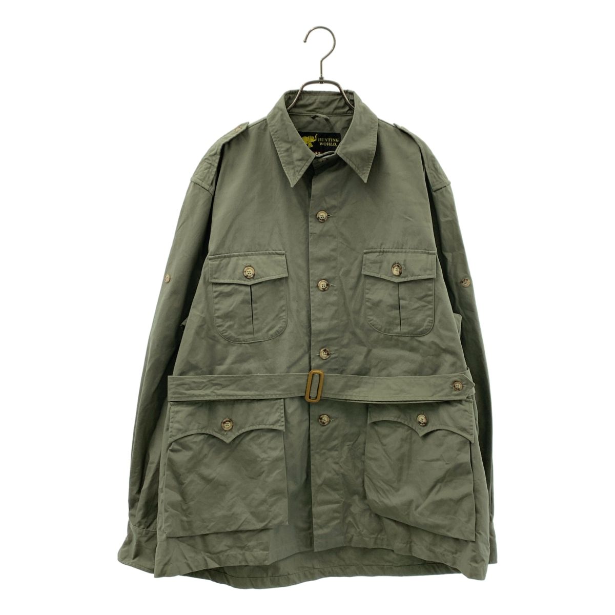 HUNTING WORLD / ハンティングワールド | コットン ミリタリーシャツ