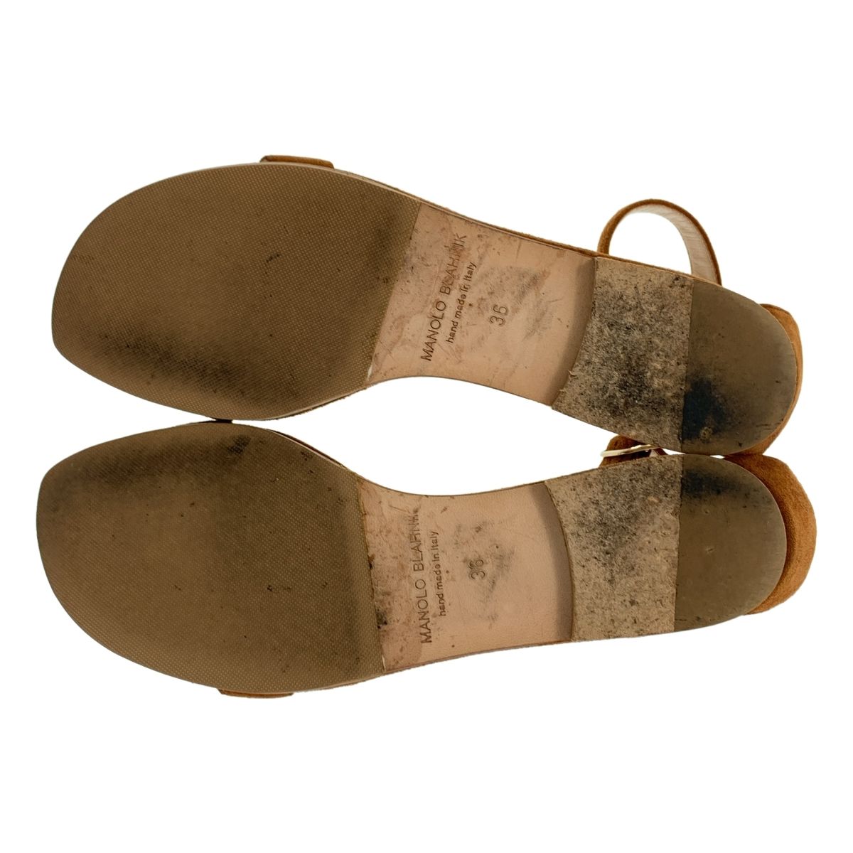 MANOLO BLAHNIK / マノロブラニク | スエード ストラップ サンダル