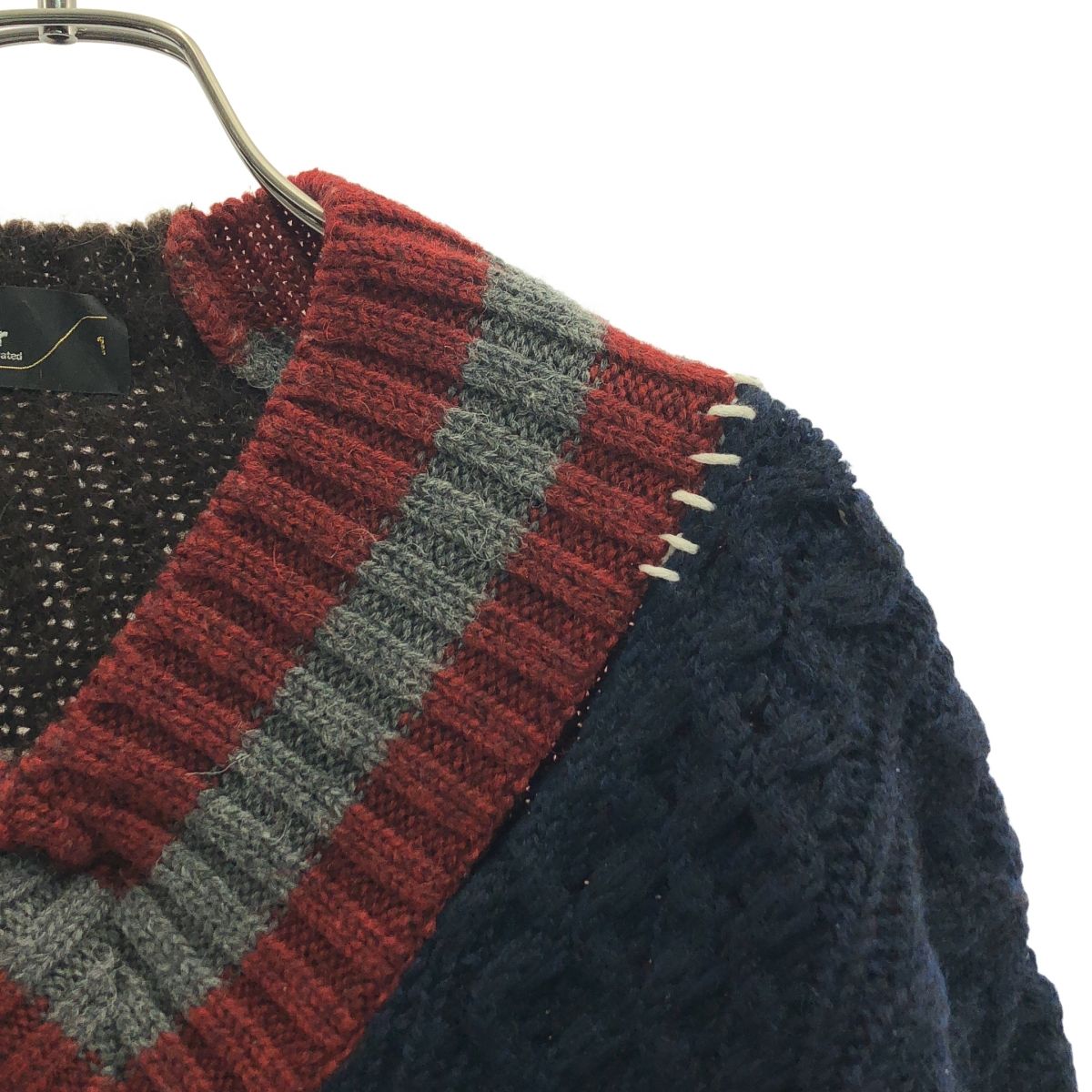 美品】 kolor / カラー | CRAZY PATTERN KNIT ウール モヘア