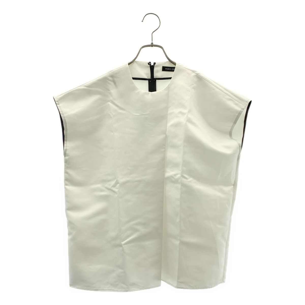 YOKO CHAN / ヨーコチャン | サテン フレンチスリーブ ブラウス | 36