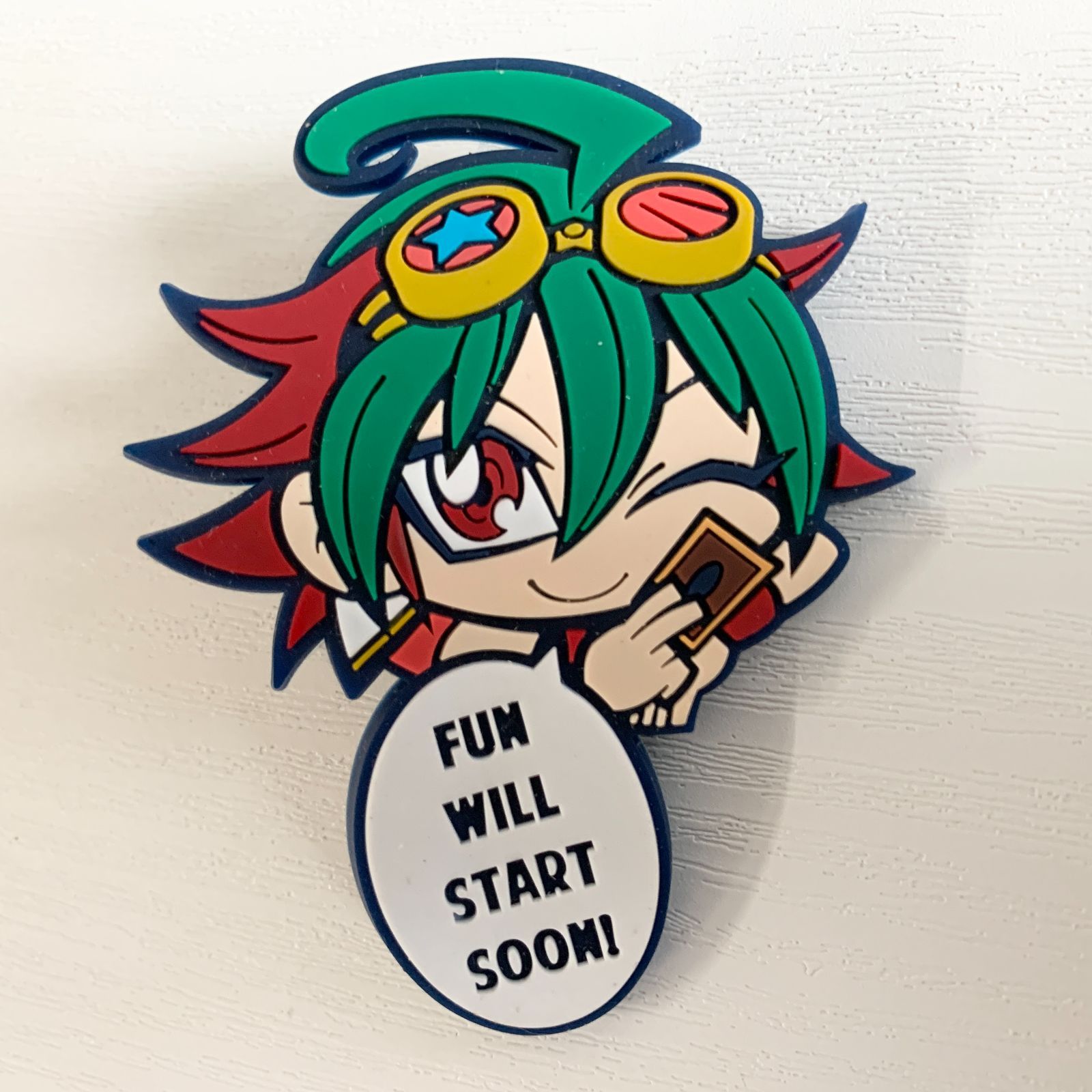 遊☆戯☆王デュエルモンスターズ 武藤遊戯 つかまれ! ピンバッジ 遊