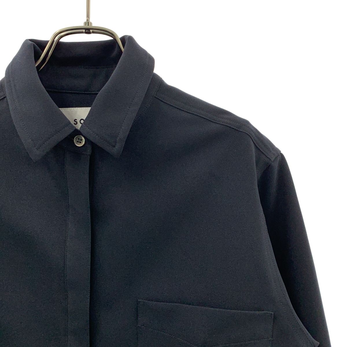 SOEJU / ソージュ | ソフトオックスシャツ | M | ネイビー
