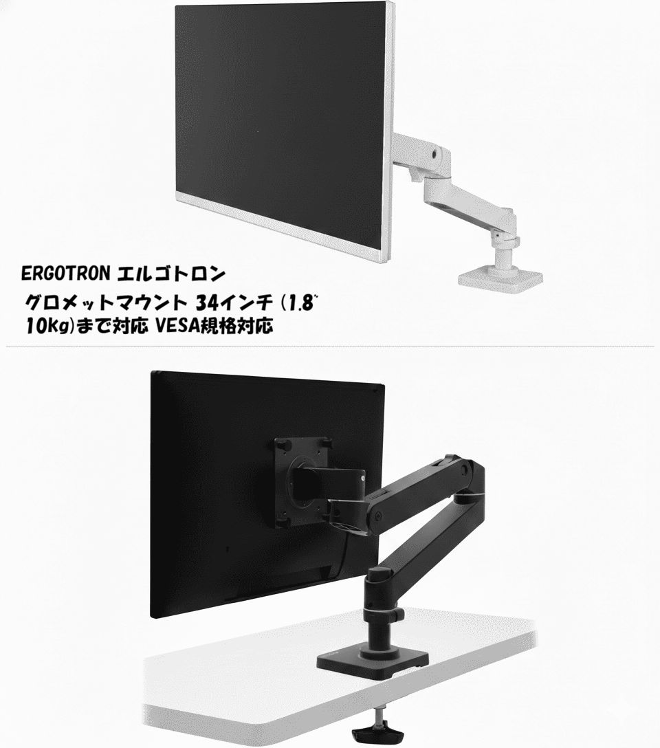 国内正規品 ERGOTRON LX PRO デスクマウント モニターアーム
