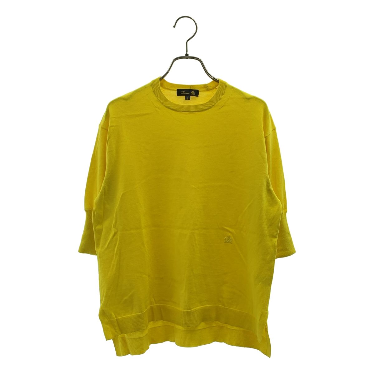 Drawer / ドゥロワー | 16G コットン クルーネックニット | 2